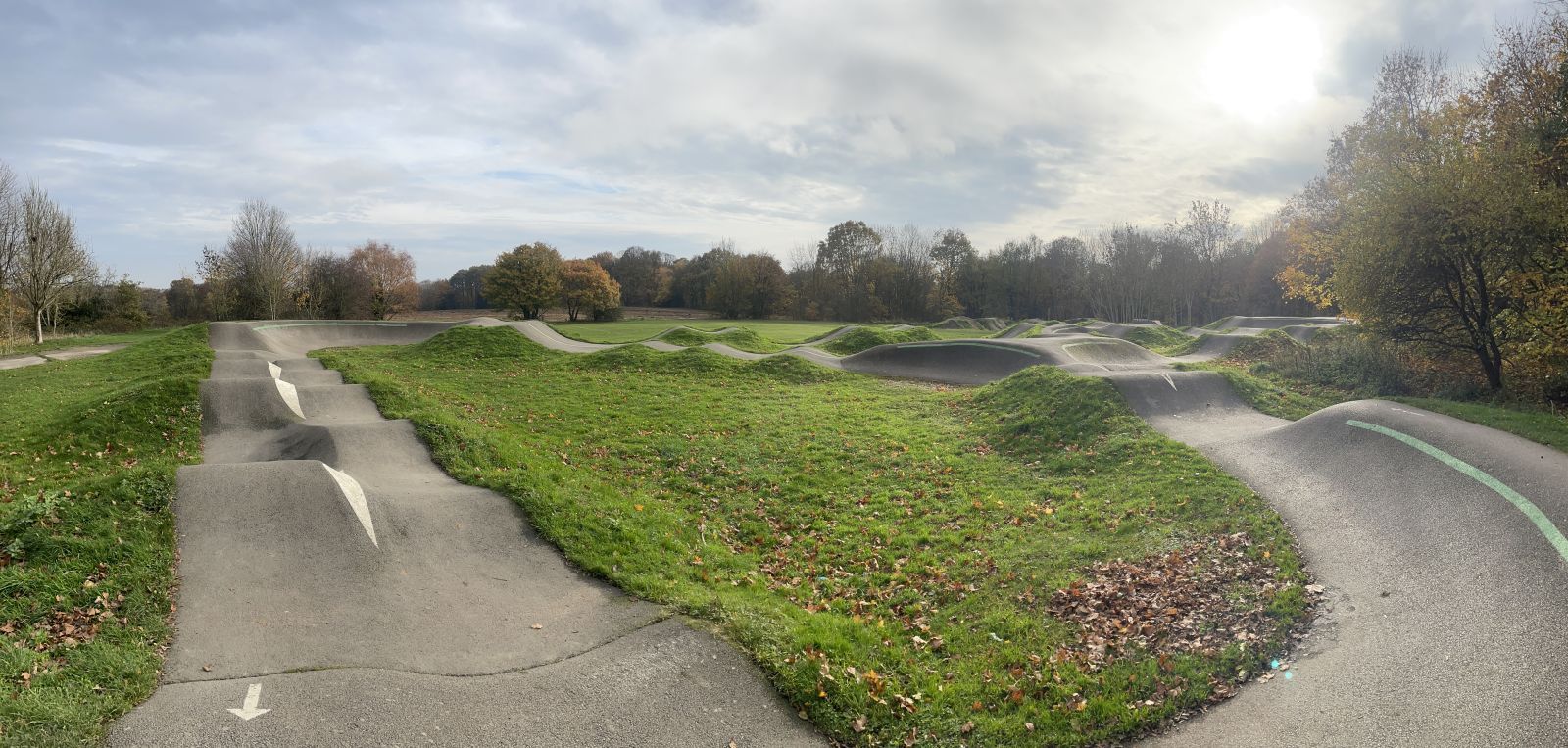 Example pump track main image