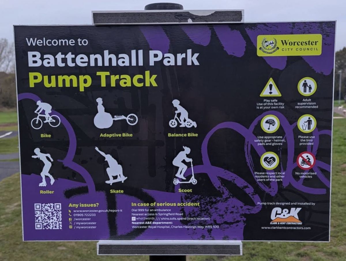 Battenhall Park Pump Track